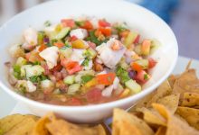 Ceviche Ô liu và Nho – Hương vị tươi mát từ Biển cả Ceviche Ô liu và Nho – Hương vị tươi mát từ Biển cả