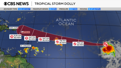 Bão nhiệt đới Dolly xuất hiện trên đại dương Atlantic: Cảnh báo và cập nhật mới nhất! Bão nhiệt đới Dolly xuất hiện trên đại dương Atlantic: Cảnh báo và cập nhật mới nhất!