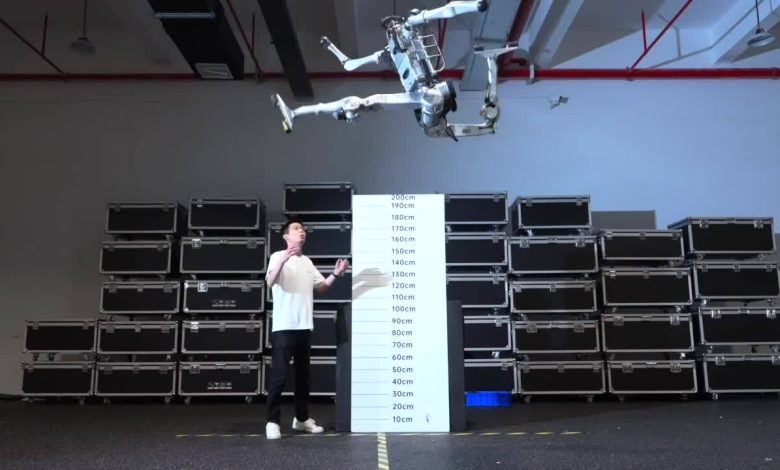 Robot siêu nhân: Nhảy cao 2 mét và chạy nhanh hơn Usain Bolt! Robot siêu nhân: Nhảy cao 2 mét và chạy nhanh hơn Usain Bolt!