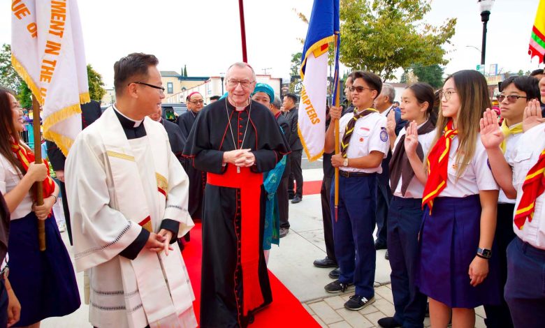 Đức Hồng Y Pietro Parolin thăm Giáo phận San Jose và cử hành Thánh Lễ tại Nhà thờ Đức Mẹ Lavang