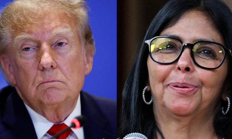 Trump tiếp đón tổng thống lâm thời Venezuela trong bữa tối dành cho các nhà lãnh đạo thế giới Trump tiếp đón tổng thống lâm thời Venezuela trong bữa tối dành cho các nhà lãnh đạo thế giới